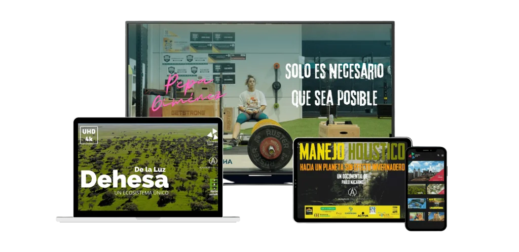 Contenido de Cáceres Tevé disponible en smart TV, tablet y móvil