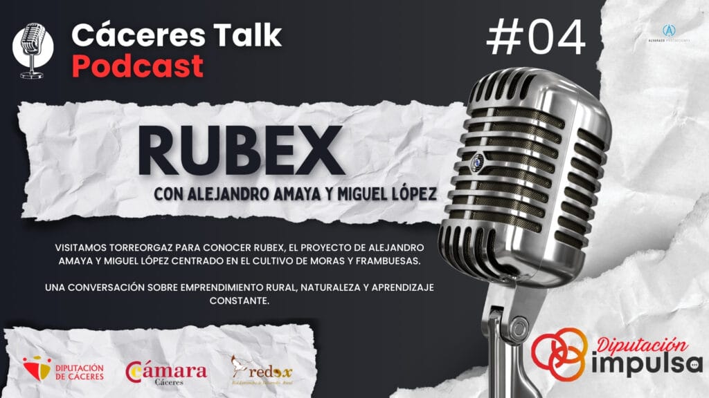 🎙️ Cáceres Talk | Rubex: moras y frambuesas desde Torreorgaz